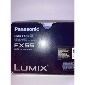 Panasonic LUMIX DMC-FX55 Silver digital camera 8.1MP 3.0 Diagonal LCD Brand NEW